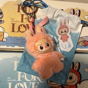 POP MART Labubu The Monsters Pin for Love 
Letter U
Brand New